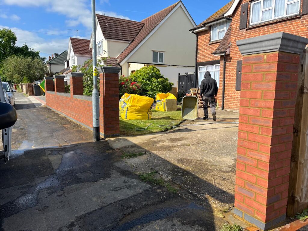 Garden Wall in Slough