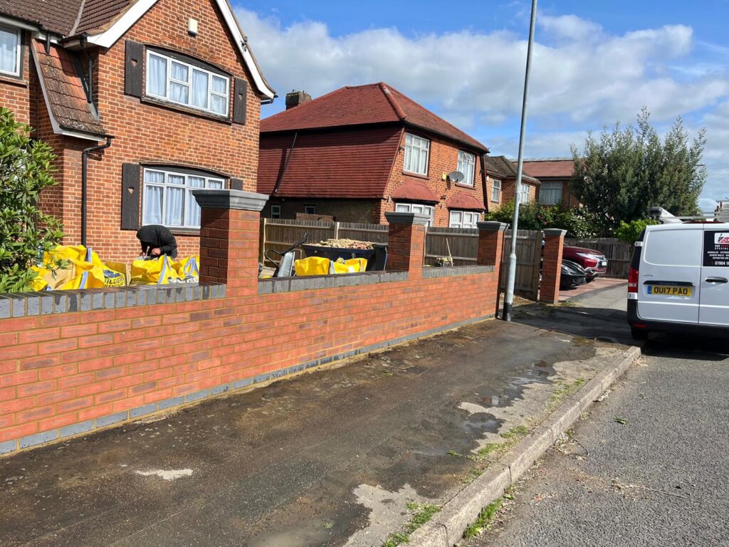 Garden Wall in Slough